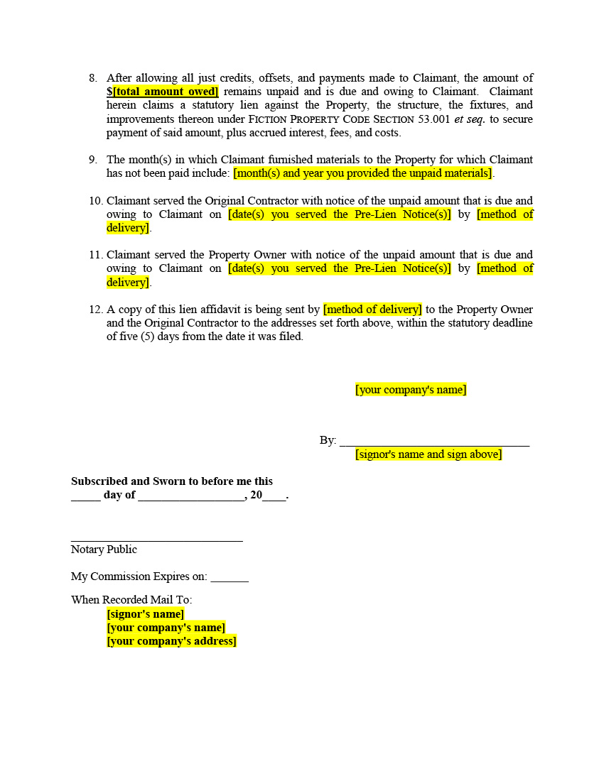 Florida Liens Against Property Florida Liens Against Property